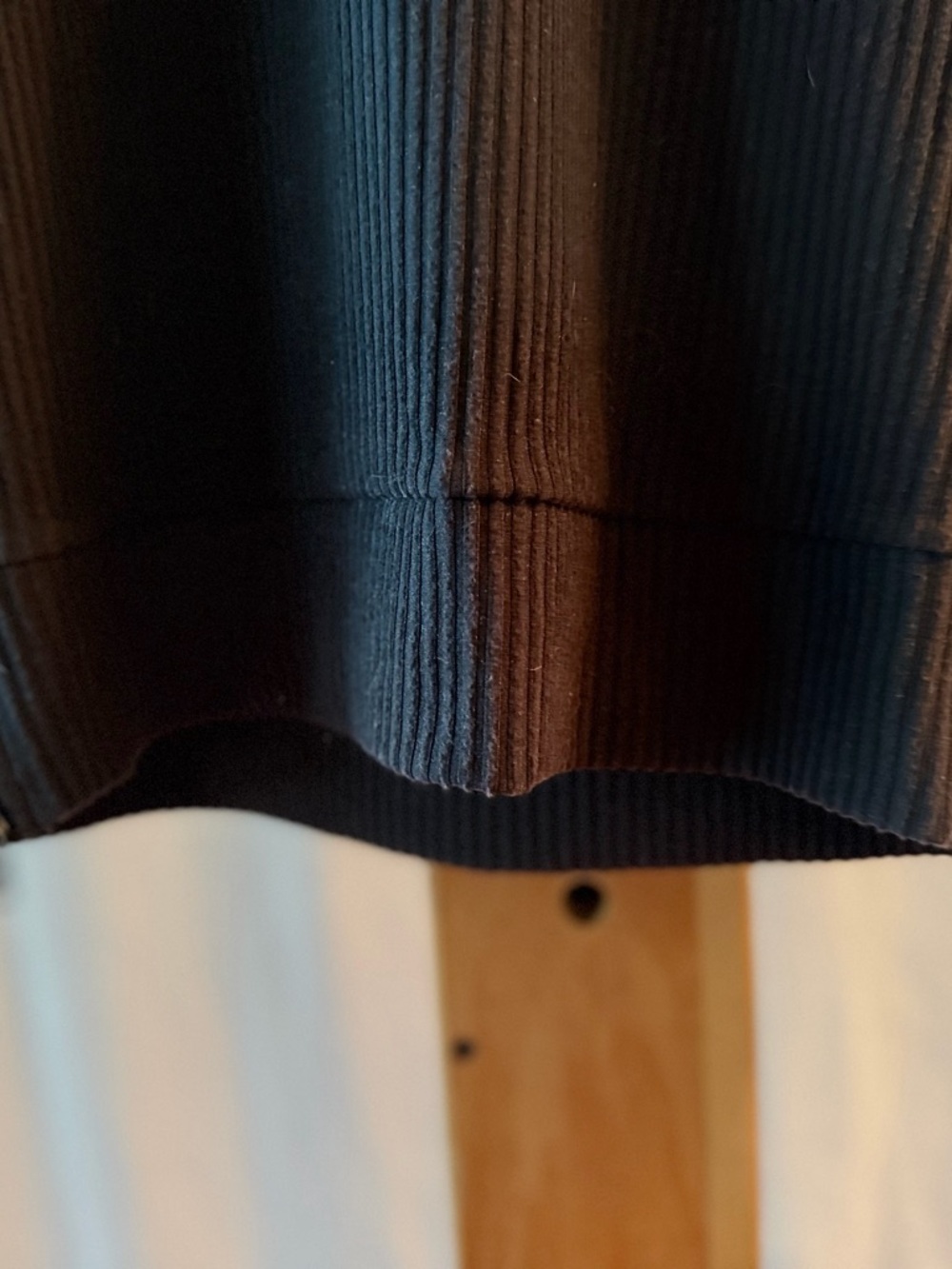Asics Black Ribbed Turtleneck Sweater - Picture 2 of 2